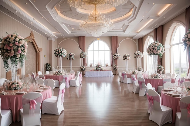 Photo banquet hall for weddings banquet hall decoration atmospheric decor