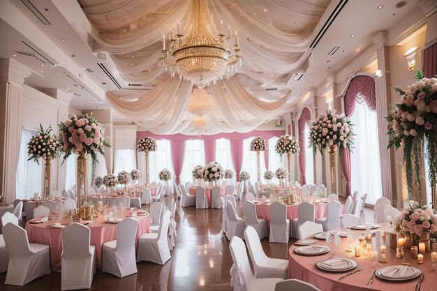 Photo banquet hall for weddings banquet hall decoration atmospheric decor