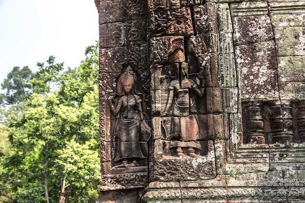 Banteay Kdei-tempel in Angkor Wat in Siem Reap, Cambodja