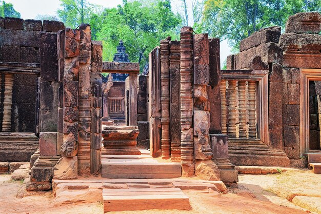 Banteay srei tempelcomplex in siem reap, cambodja.