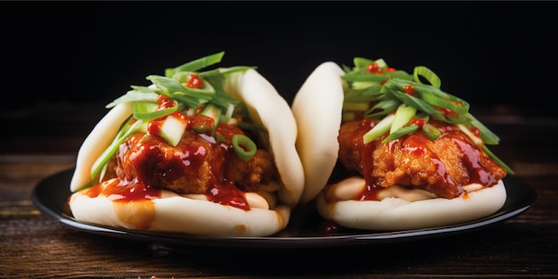 bao bun food photography