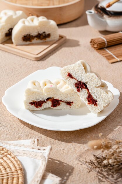 Baozi or Bakpao is a type of yeastleavened filled bun in various Chinese cuisines