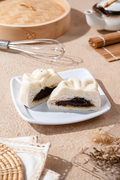 Baozi or Bakpao is a type of yeastleavened filled bun in various Chinese cuisines