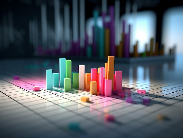 Photo bar chart for professional business use