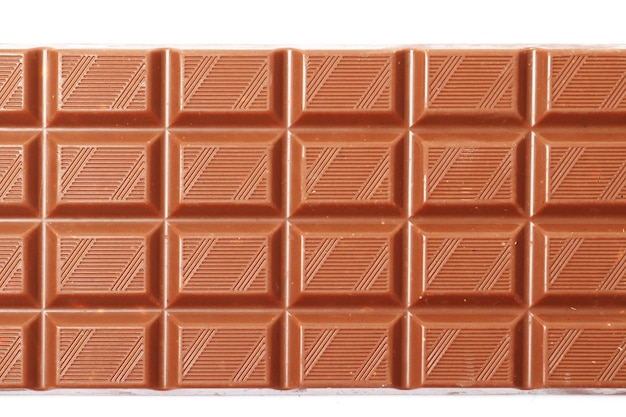 A bar of milk chocolate as a background.