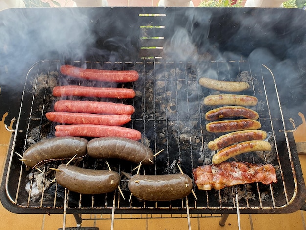 Barbacoa de embutidos