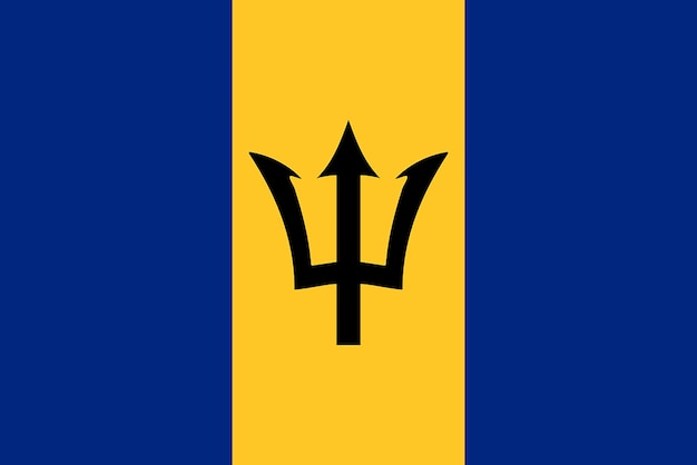 Barbados flag background Illustration Texture