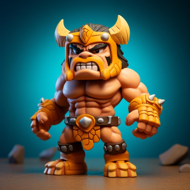 Barbarian Ogre Stuffed Animal Toy Actionpacked Cartoons