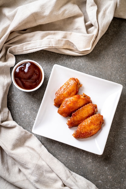 barbecue chicken wings