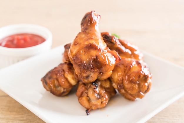 barbecue chicken wings