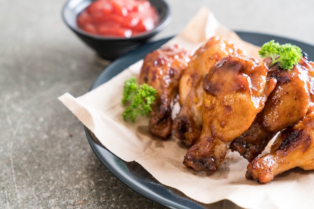 barbecue chicken wings