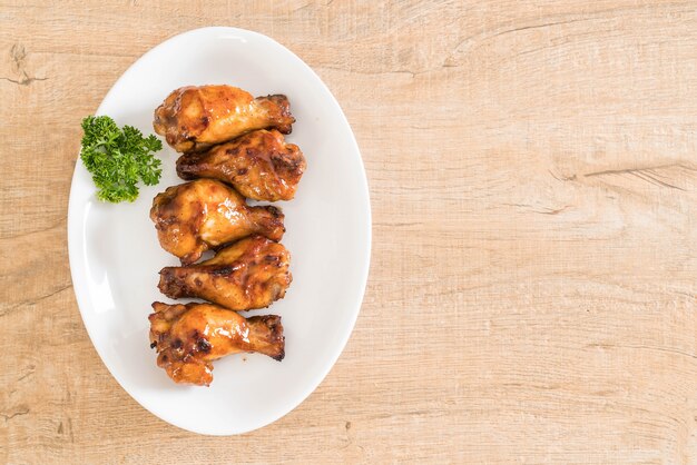 barbecue chicken wings