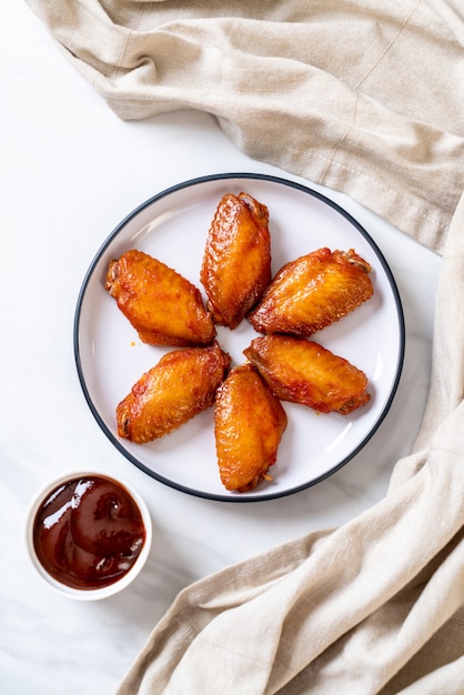 barbecue chicken wings