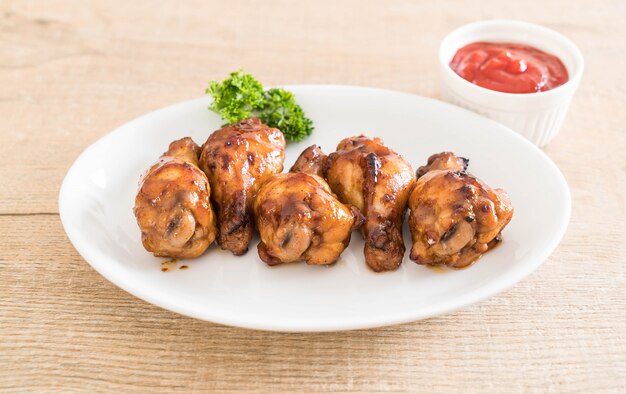 barbecue chicken wings