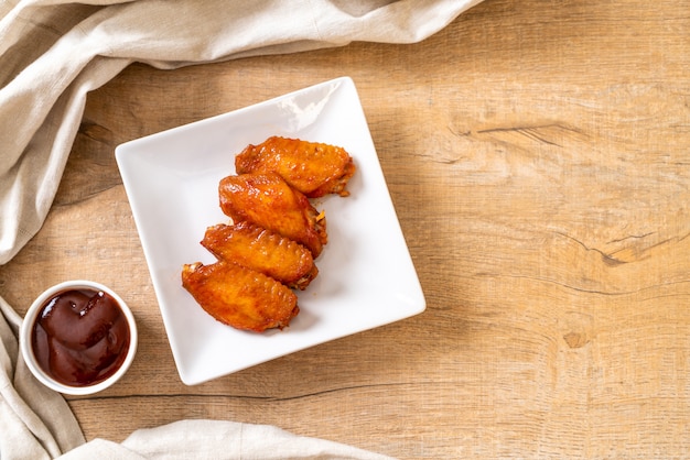 Photo barbecue chicken wings