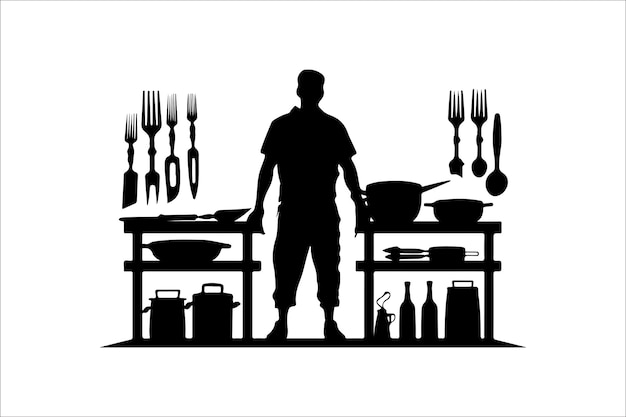 Photo barbecue grill silhouette vector icon design and grill bbq vector icon set illustration