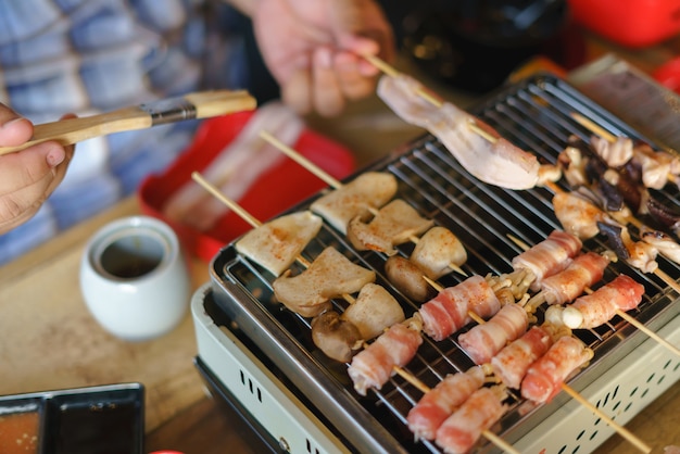 Barbecue koken of Mala