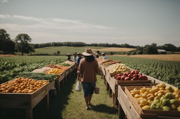 Foto barbecue koken vrienden genieten van het eten en het bedrijf generatieve ai