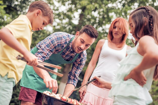 Foto barbecue tijd