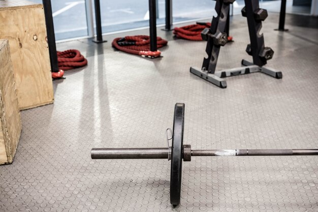 Barbell in de sportschool