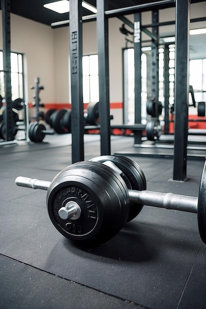 Barbell in de sportschool