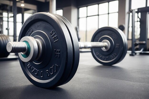 Barbell in de sportschool