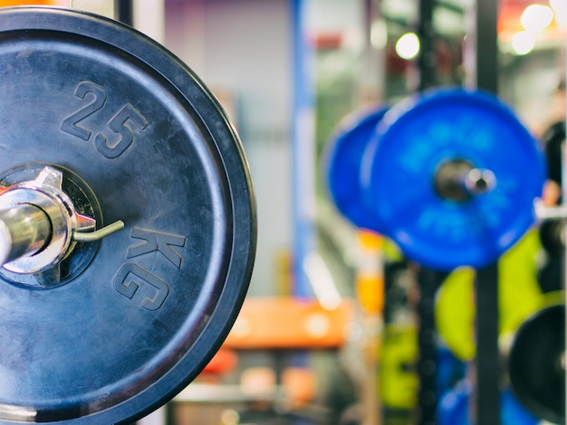 Barbell klaar om te trainen