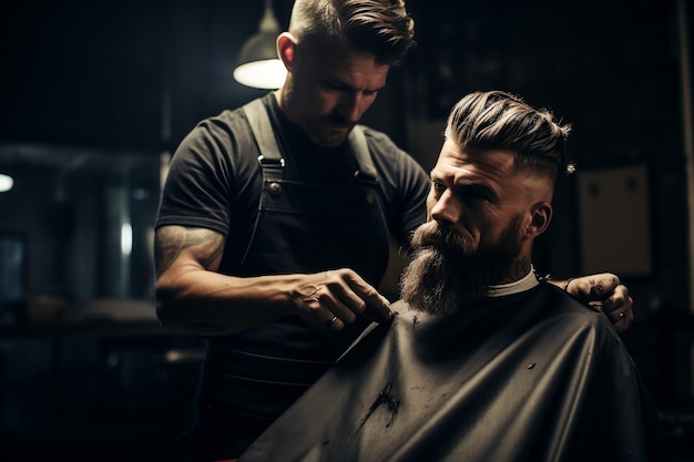 Barber Haircutting AI