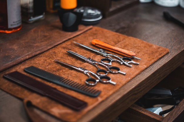 barbershop hairdresser and hair salon