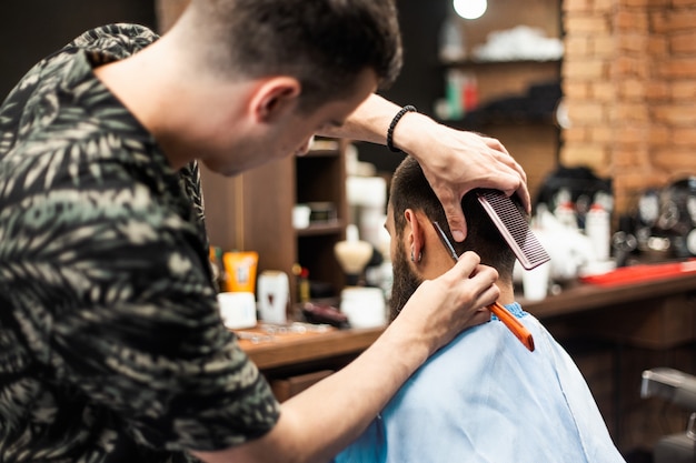 Barbershop hairdresser and hair salon