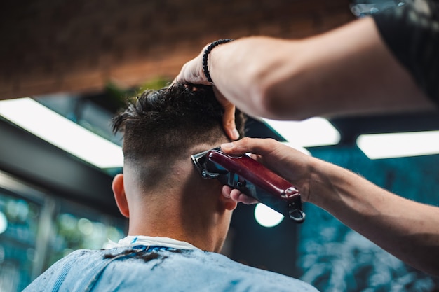 Barbershop kapper en kapsalon
