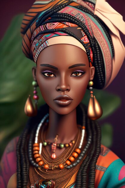 Barbie african style