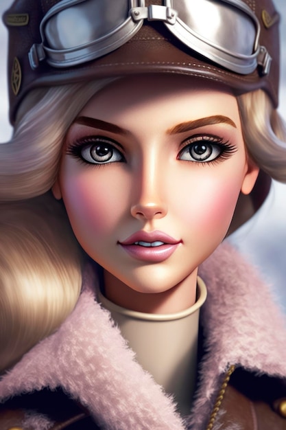 Barbie aviator style