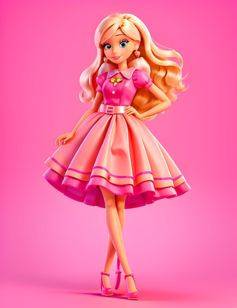 BARBIE BLONDE HAAR MEISJE