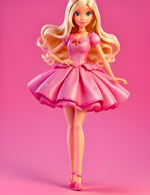 BARBIE BLONDE HAIR GIRL