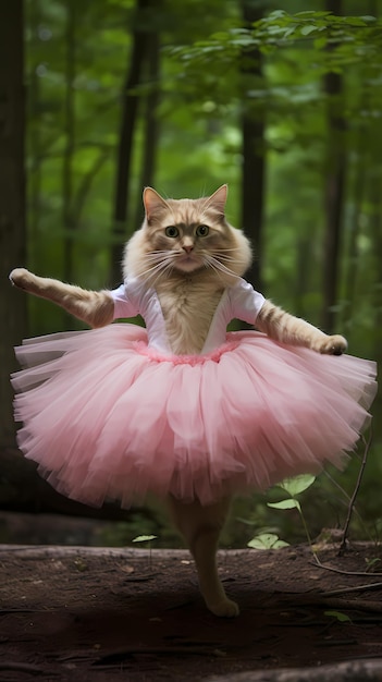 Photo barbie catballetwear cat