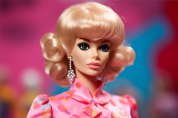 Фото Портрет красивой пластиковой куклы барби на дискотеке вам также может понравиться