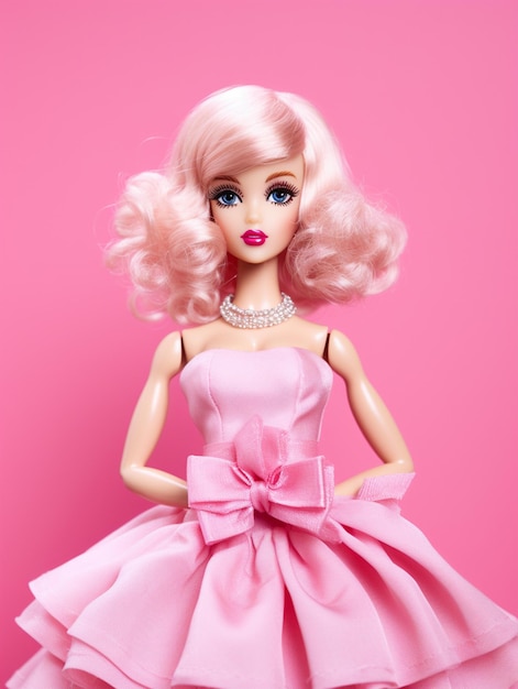 Barbie dazzles in a trendy dinner dress a fashionable evening affair