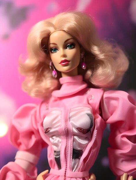 Barbie doll in a costume