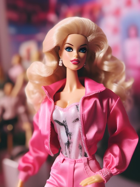 Barbie doll in a costume