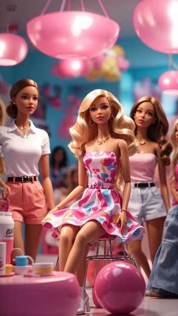 Barbie Doll and Friends