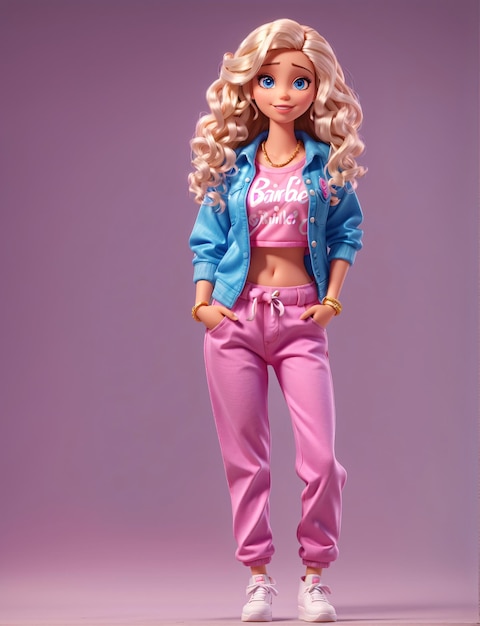 Barbie Doll in Hip Hop Urban Street Outfit