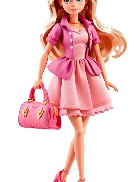 Кукла Барби в модном наряде
