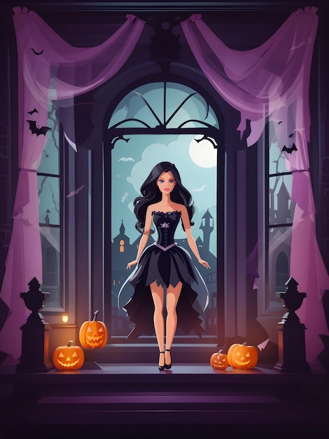 BARBIE HALLOWEEN TRICK OR TREAT jogo online no