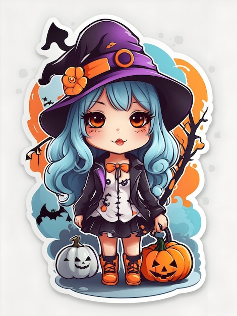 Barbie Halloween-sticker