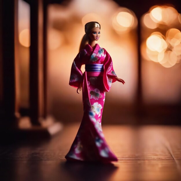 Barbie in kimono