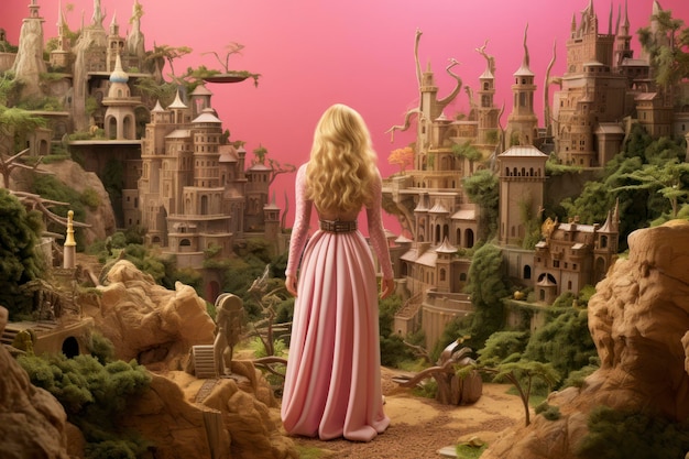 Barbie land and real land