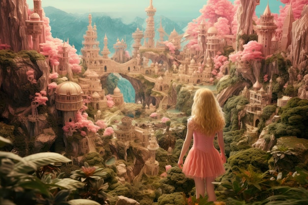 Barbie land and real land