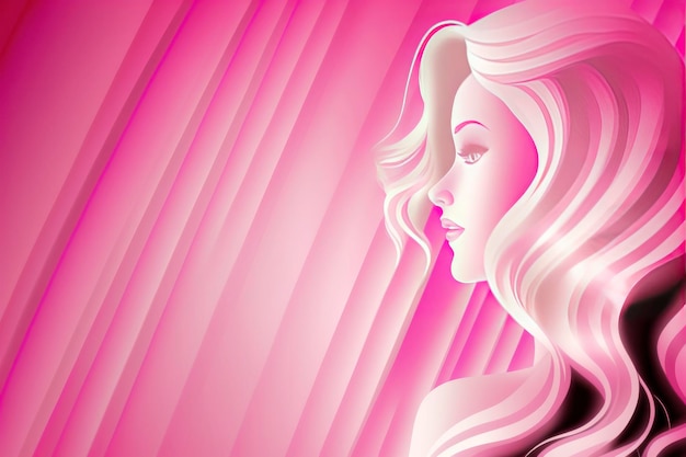 Barbie light Pink gradient background