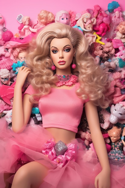 Foto la moda della barbie